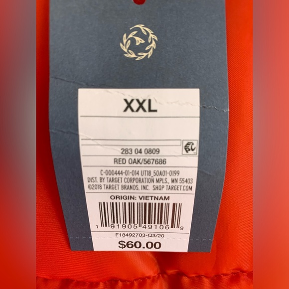 NWT Universal Thread Red Hooded Trench Utility Snow Jacket Water Repellant XXL - Picture 10 of 10